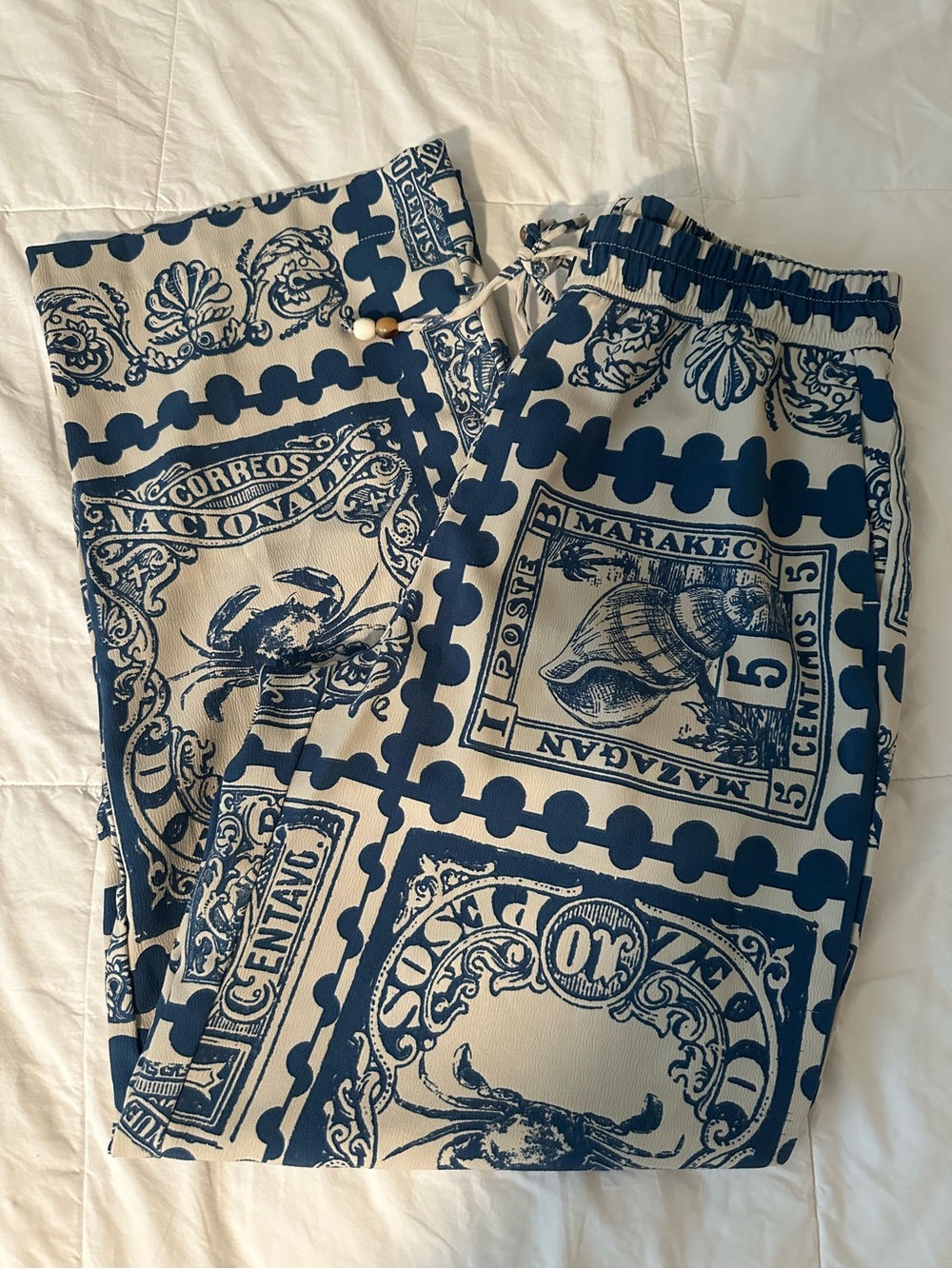 JOIE Seashells, Sea Print Stretchable Pants